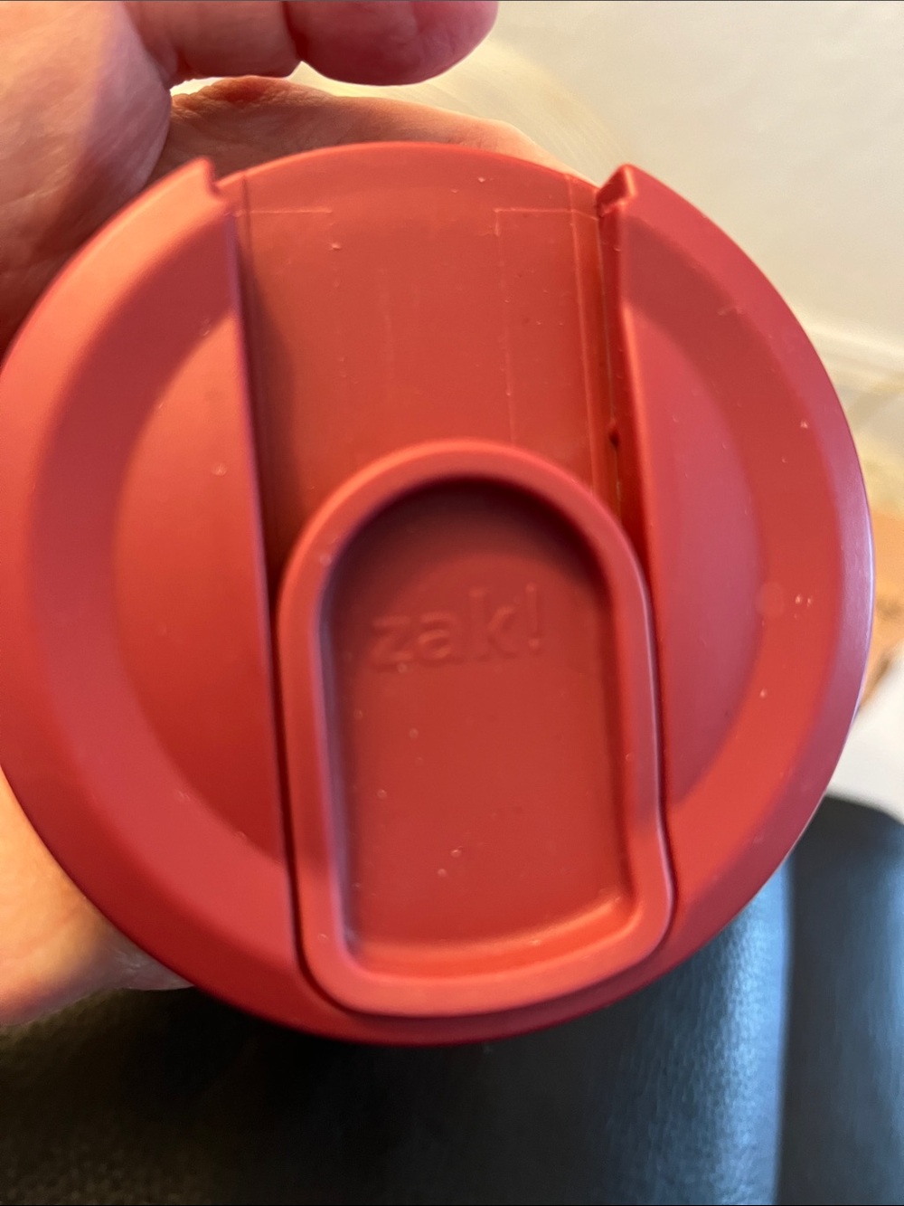 ZAK! NWOT 20 oz Burgundy Dot-Pattern Travel Tumbler - Picture 3 of 5